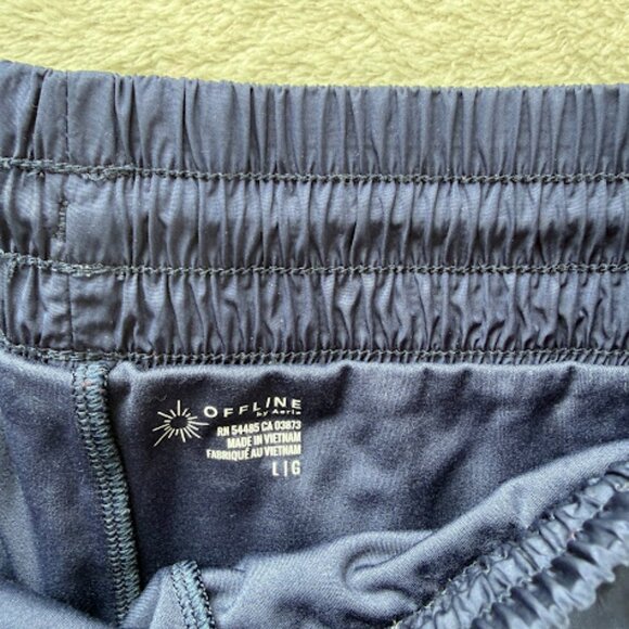 OFFLINE Navy Athletic Skort Women’s Size L Active Running Tennis Built-In Shorts - Picture 10 of 15
